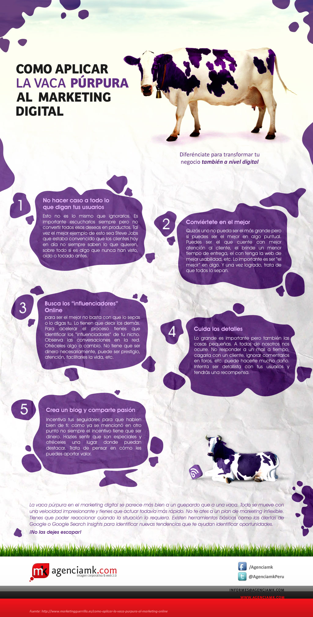 Vaca púrpura: destacar es más sencillo de lo que imaginas - Diana